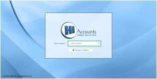 Hi Accounts- Company Setup- Authentication Page